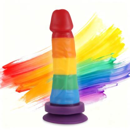 Pênis Realista Com Ventosa - Pride Viva a Diversidade