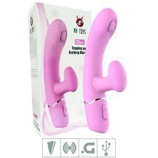 Vibrador e Sugador Ponto G e Clitóris - DIxie NV Toys