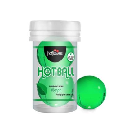 Hot Ball Beija Muito Menta Bolinha Lubrificante