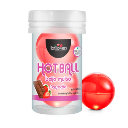 Hot Ball Beija Muito Sabor Sensação Bolinha Lubrificante
